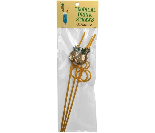 Tropical Drinking Straw - Pineapple