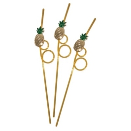 Tropical Drinking Straw - Pineapple