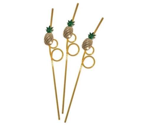 Tropical Drinking Straw - Pineapple