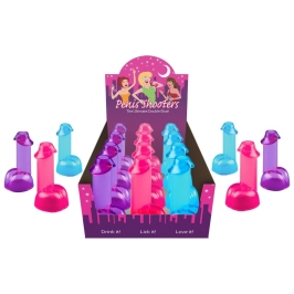 Pipedream Fun Party Shooter Set 12pcs Blue Pink Purple 3.5oz