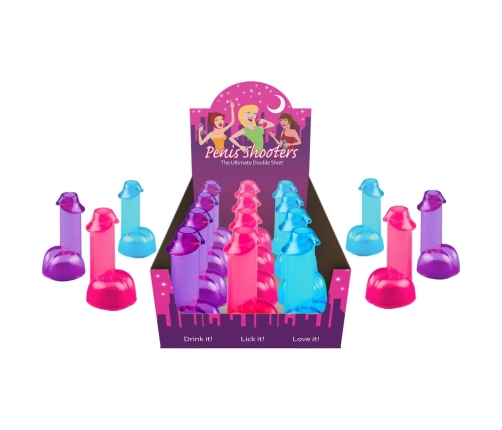 Pipedream Fun Party Shooter Set 12pcs Blue Pink Purple 3.5oz