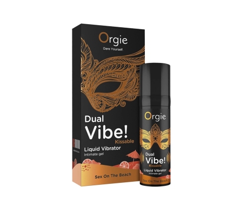 Dual Vibe! Kissable Liquid Vibrator - Sex On The Beach - 0.5 fl oz / 15 ml