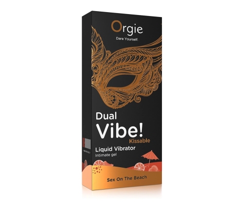 Dual Vibe! Kissable Liquid Vibrator - Sex On The Beach - 0.5 fl oz / 15 ml