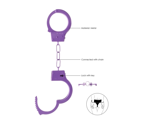 Ouch! Beginner's Adjustable Handcuffs with Quick-Release System