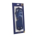 Ouch! Florence Collection Eye Mask Blue - Bonded Leather, Iridescent Finish
