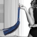Ouch! Florence Collection Intimate Flogger Blue, Bonded Leather, Iridescent Finish