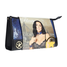 Ouch! Florence Collection Premium Bondage Set with Handbag Blue