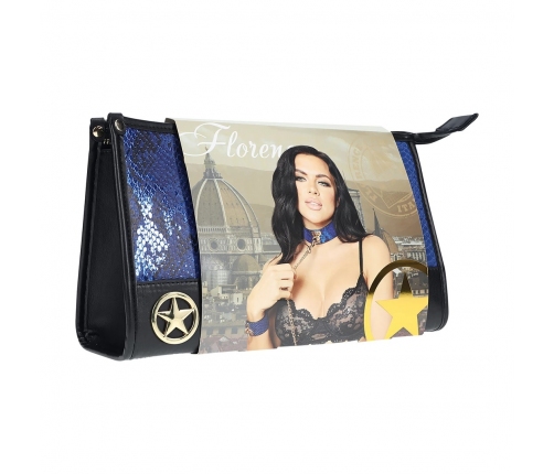 Ouch! Florence Collection Premium Bondage Set with Handbag Blue