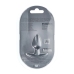 Ouch! Smooth Silicone Plug Small 2.6'' (6.5 cm) Gunmetal Finish