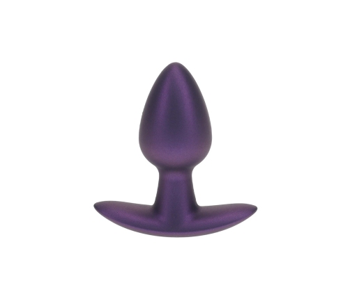 Ouch! Silicone Plug Small 2.6cm - Metallic Purple, Ergonomic Design