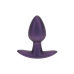 Ouch! Silicone Plug Small 2.6cm - Metallic Purple, Ergonomic Design