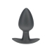 OUCH! Silicone Plug Medium 7.9cm Gunmetal - Smooth Anatomic Model