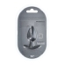 OUCH! Silicone Plug Medium 7.9cm Gunmetal - Smooth Anatomic Model