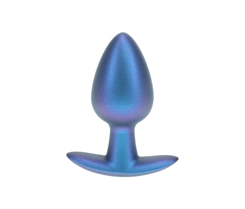 OUCH! Medium Silicone Plug 7.9 cm Metallic Blue - Smooth Design