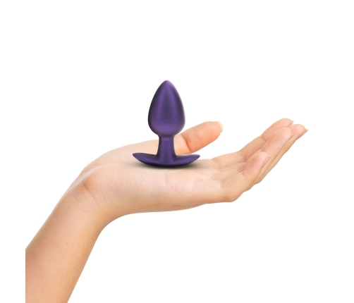 Ouch! Medium Silicone Plug Metallic Purple 7.9 cm Ergonomic Design