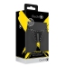 OUCH! Xtreme PU Leather Chastity Thong with Adjustable Chains Black