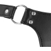 OUCH! Xtreme PU Leather Belt Restraint System Black Adjustable Fit