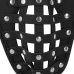 OUCH! Xtreme PU Leather Chastity Belt with Adjustable Straps Black