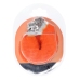 Ouch! Heavy-Duty Fluffy Handcuffs Orange - Secure Lock, Soft Lining