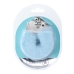 Ouch! Heavy-Duty Fluffy Handcuffs Powder Blue - Secure Lock System