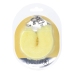 Shots Toys Soft Fluffy Handcuffs Yellow - Secure Locking System, Adjustable