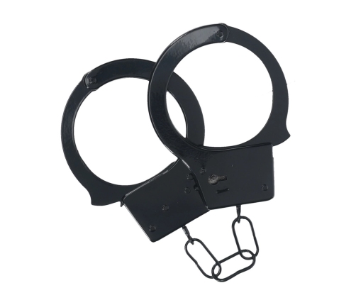 You2Toys Classic Metal Handcuffs Black - Secure Adjustable Model