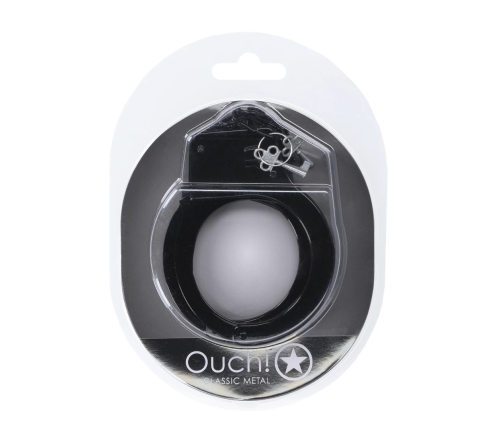 You2Toys Classic Metal Handcuffs Black - Secure Adjustable Model