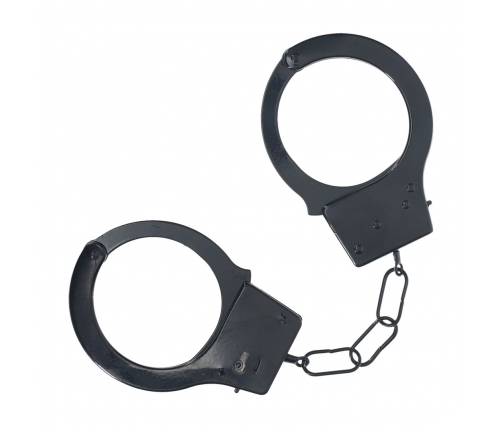 You2Toys Classic Metal Handcuffs Black - Secure Adjustable Model