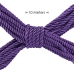 Loving Joy Japanese Style Bondage Rope 10m - Purple Polyester Design