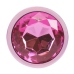 Ouch! Paris Collection Metal Plug Set Pink 3 Sizes Jewel Base