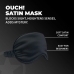 LoversPremium Satin Mask Black - Soft Adjustable Blindfold