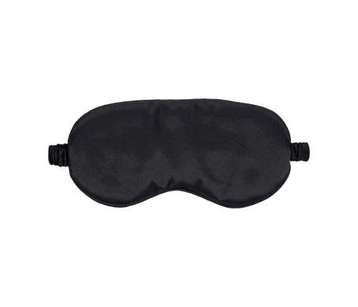 LoversPremium Satin Mask Black - Soft Adjustable Blindfold