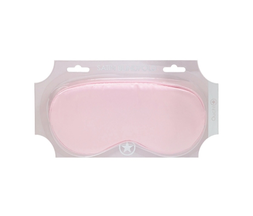 LoversPremium Satin Mask Powder Pink - Soft Adjustable Blindfold