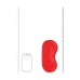 Loving Joy Satin Mask Red - Soft Adjustable Eye Cover for Adults