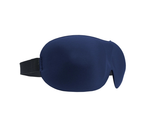 Loving Joy 3D Contoured Blindfold Navy - Ergonomic Plush Eye Mask