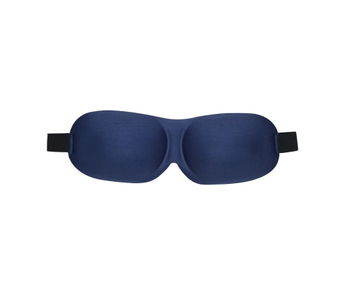 Loving Joy 3D Contoured Blindfold Navy - Ergonomic Plush Eye Mask