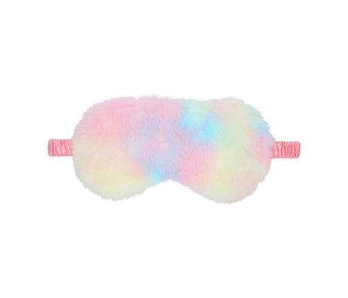 Loving Joy Fluffy Mask Multicolor - Soft Plush Eye Cover Adjustable