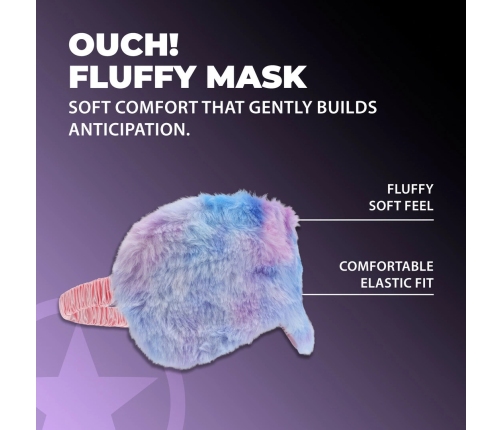 Loving Joy Fluffy Mask Multicolor 2 - Soft Plush Sensory Cover