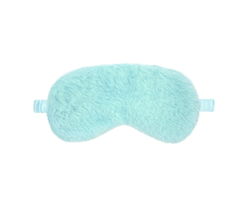 Bijoux Indiscrets Fluffy Mask Powder Blue Soft Touch Adjustable Band