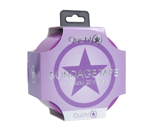 Ouch! PVC Non-Stick Tape 20m Purple - Multipurpose Bondage Accessory