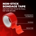 Ouch! PVC Non-Stick Tape 20m Red - Reusable Bonding Tape
