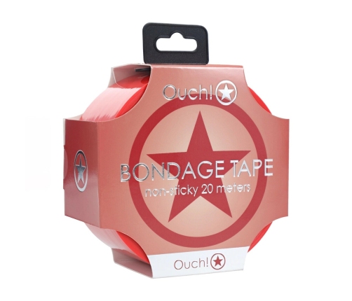 Ouch! PVC Non-Stick Tape 20m Red - Reusable Bonding Tape