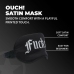 Shots Fuck Off Satin Eye Mask Black - Soft Adjustable Sleep Mask