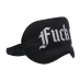 Shots Fuck Off Satin Eye Mask Black - Soft Adjustable Sleep Mask