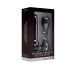 Inflatable and Vibrating Silicone Dildo - Black