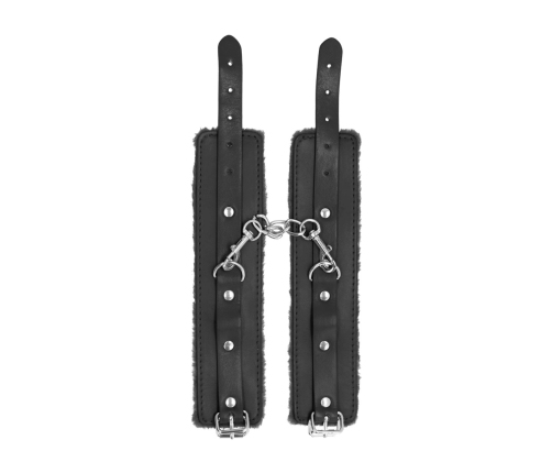 Plush Leather Handcuffs