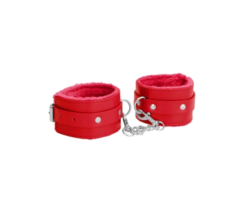 Plush Leather Handcuffs