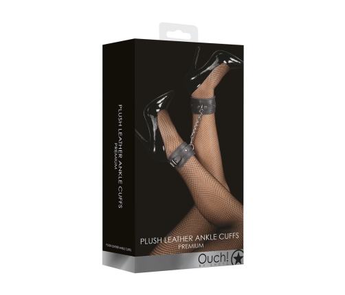Plush Leather Ankle Cuffs