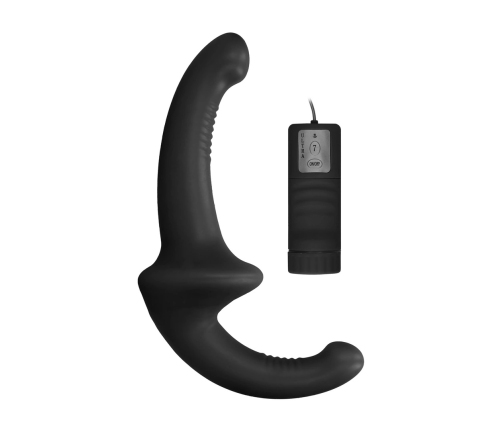 Vibrating Silicone Strapless Strap-On