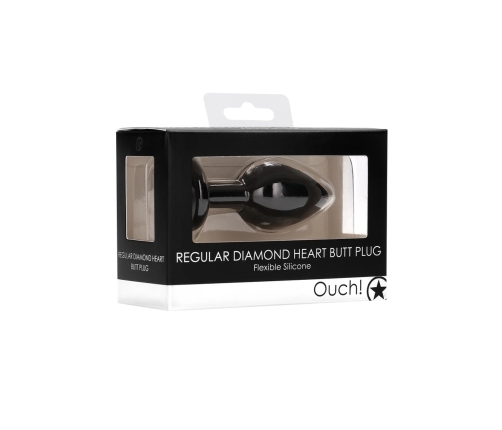 Diamond Heart Butt Plug - Regular